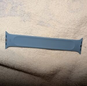 Light Blue Silicone Apple Watch Solo Loop Band